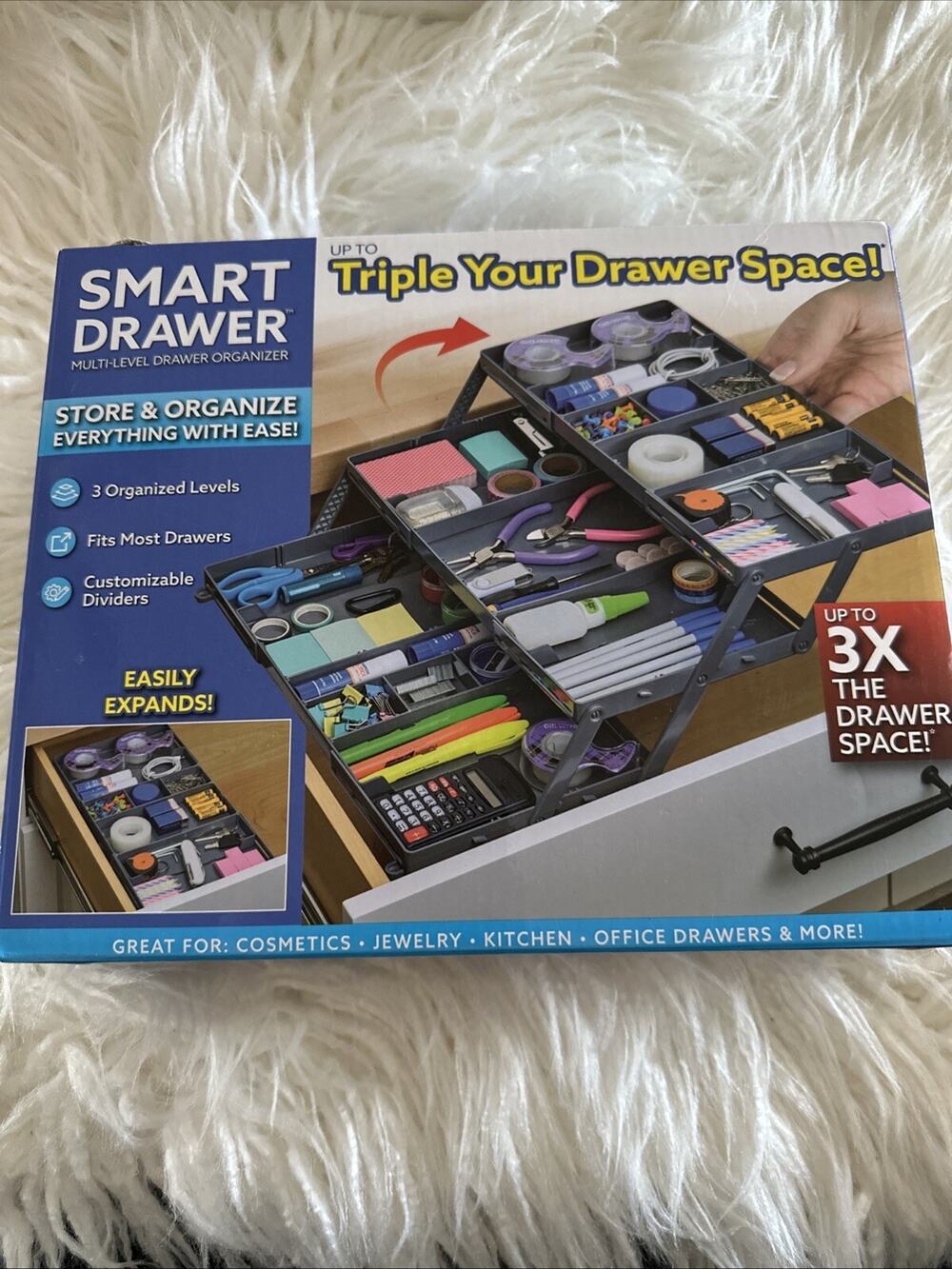 Smart Drawer Organizer Multi-level Jewelry Holder Declutter